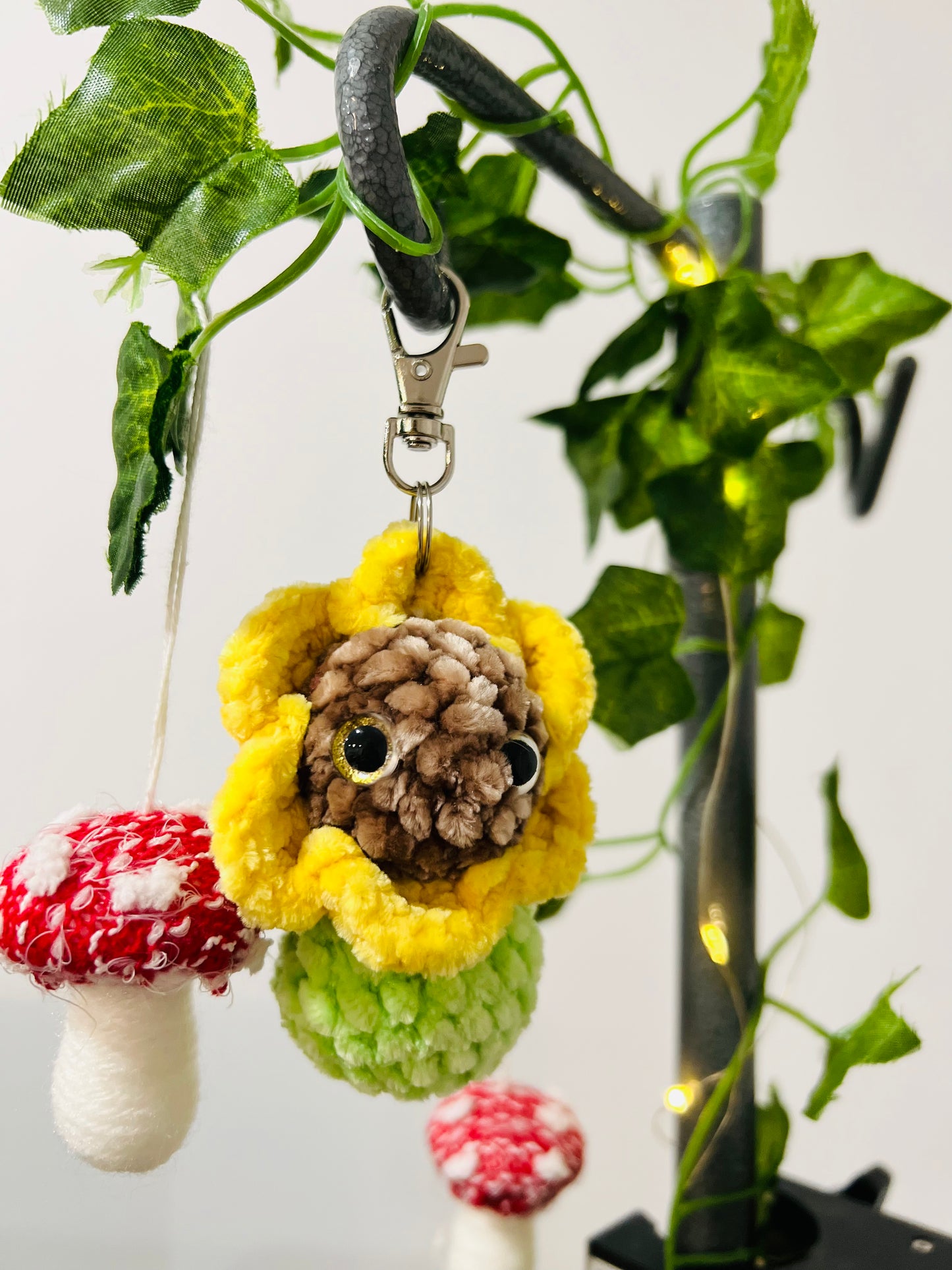 Flower keychains