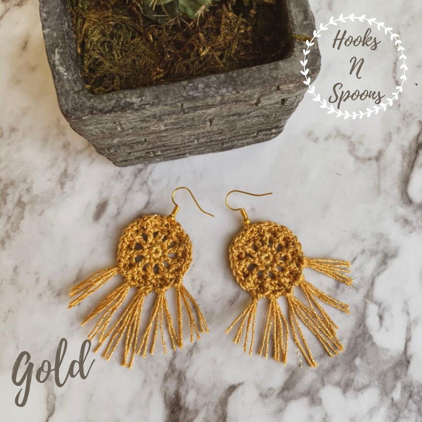 Crochet Boho Earrings, Handmade Jewelry, Colorful Yarn Accessories, Stainless Steel Hooks, Hippie Style, Fringe Tassels, Sunshine State